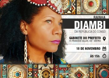 Rainha do Congo está em Poços de Caldas para celebrar a cultura africana