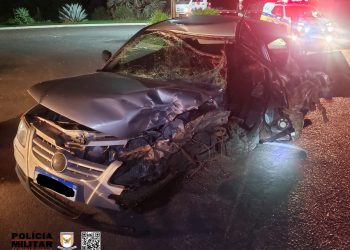 Motorista fica gravemente ferida após colidir com outro veículo em Andradas