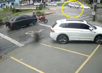 GCM vai apurar porque viatura não parou em acidente em Poços de Caldas