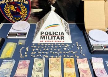 Polícia Militar prende traficante na zona sul de Poços de Caldas