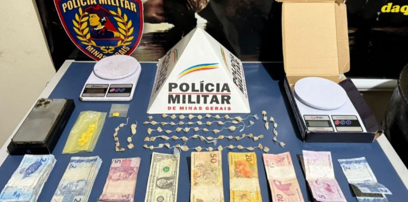 Polícia Militar prende traficante na zona sul de Poços de Caldas