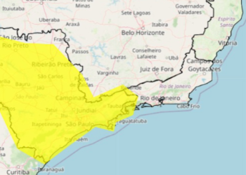 INMET emite alerta de chuvas intensas para Poços de Caldas neste final de semana
