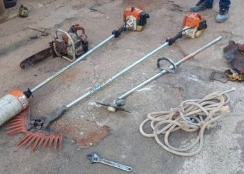 Polícia Militar de Poços recupera materiais furtados