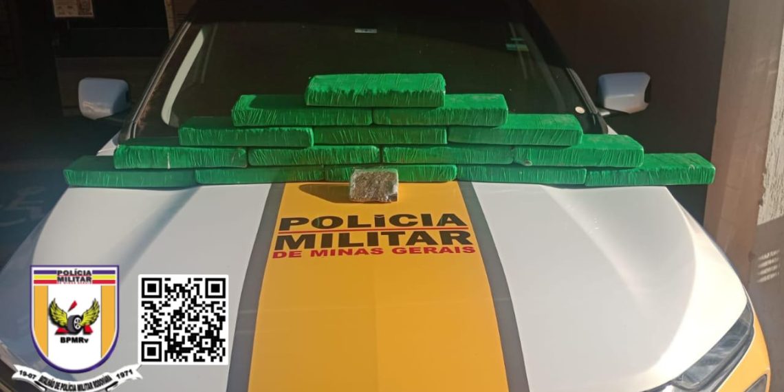 Polícia Militar Rodoviária apreende cerca de 15kg de maconha no sul de Minas