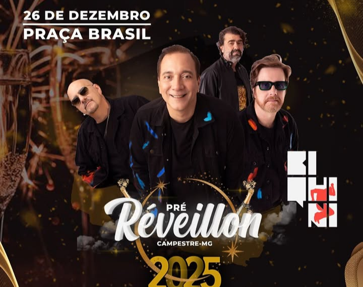 Banda Biquíni se apresenta nesta quinta no Pré-Réveillon da Prefeitura de Campestre