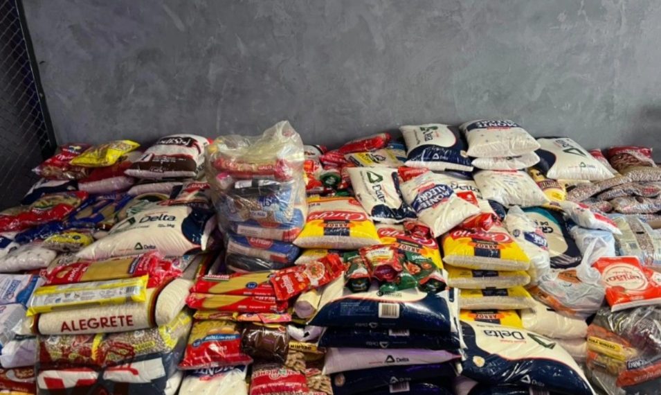 Banco de Alimentos recebe doação de quase 1 tonelada em Poços de Caldas