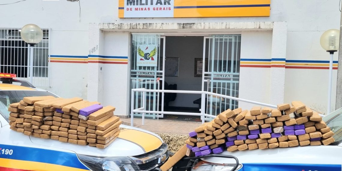 Polícia Militar Rodoviária apreende cerca de 170 Kg de maconha no sul de Minas