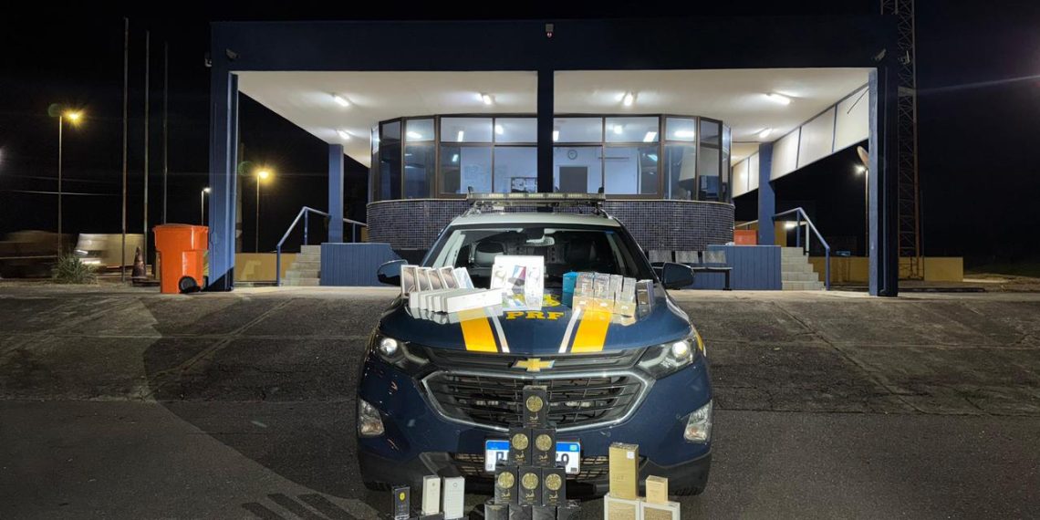 PRF apreende mercadoria importada sem nota fiscal na BR-381