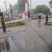 Vídeo: calçadas recém-revitalizadas em Poços seguem com problemas de drenagem