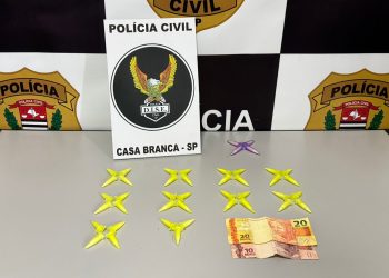Casal é preso por tráfico de drogas
