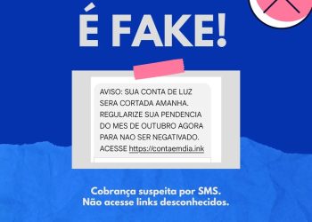 DME alerta para golpe envolvendo cobranças falsas por SMS em Poços