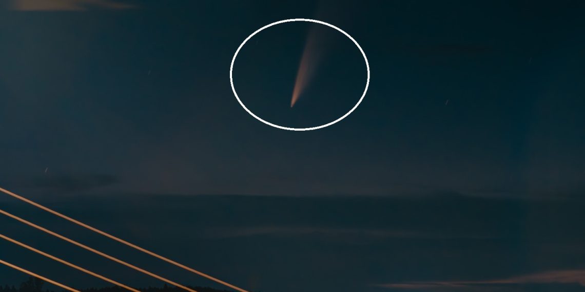 Fotógrafo de Poços registra passagem do cometa mais brilhante de 2025