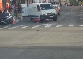 Acidente com vítima fatal no centro de Poços de Caldas na manhã deste domingo (26)