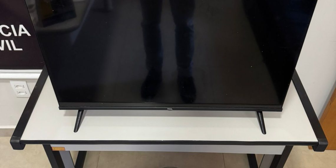 Polícia Civil recupera TV e botijão de gás furtados; suspeitos responderão em liberdade