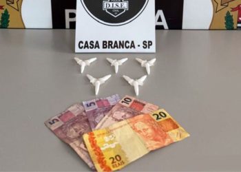 Jovem é preso por tráfico de drogas em Casa Branca