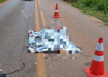 Motociclista morre depois de atropelar um boi que invadiu a rodovia no sul de Minas
