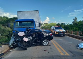 Acidente fatal deixa dois mortos na MGC-267 perto de Machado no Sul de Minas