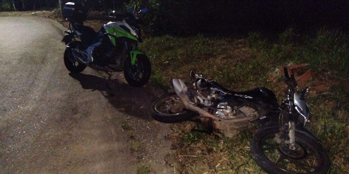Fuga em Poços de Caldas termina com moto e drogas apreendidas por Demutran e PM