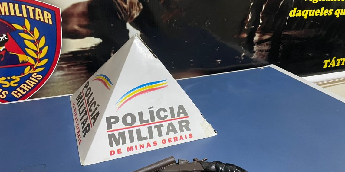 PM prende homem por posse ilegal de arma de fogo em Poços de Caldas