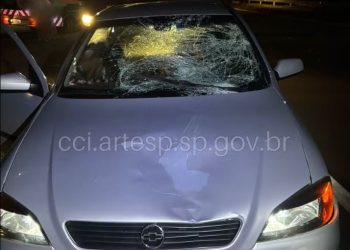 Pedestre morre atropelada por carro na SP-215