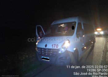 Van com 11 passageiros tem problemas mecânicos na SP-340