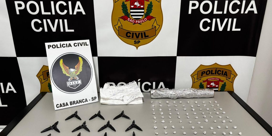 Homem é preso em flagrante vendendo drogas em Casa Branca, no leste paulista