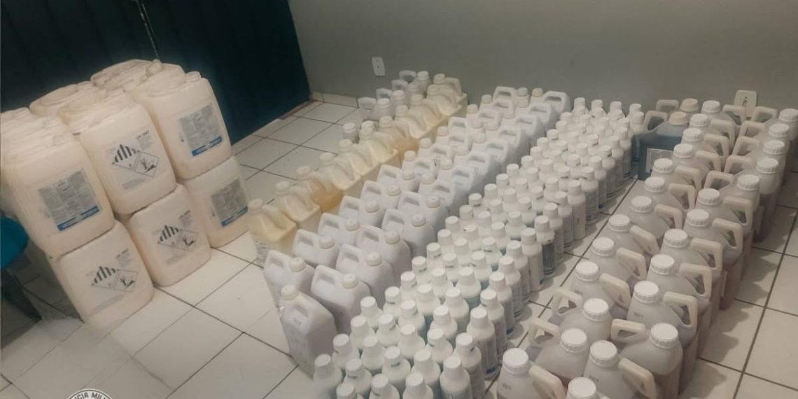 PM recupera carga de agrotóxicos avaliada em R$ 80 mil em Casa Branca
