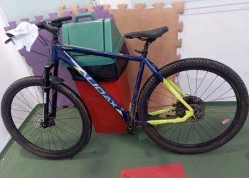 Bicicleta furtada é deixada nas dependências da UPA de Poços de Caldas