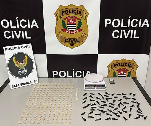 Homem é preso com mais de 200 pedras de crack em Tambaú