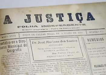 Caldense procura exemplares do jornal “A Justiça”