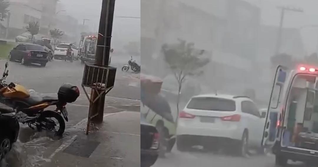 VÍDEO: motociclista fica ferido em acidente na Zona Oeste de Poços de Caldas