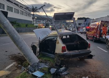 ACIDENTE: Jovem de 22 anos está na UTI da Santa Casa com traumatismo craniano