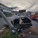 Acidente na madrugada (09/02) em avenida de Poços deixa motorista em estado grave