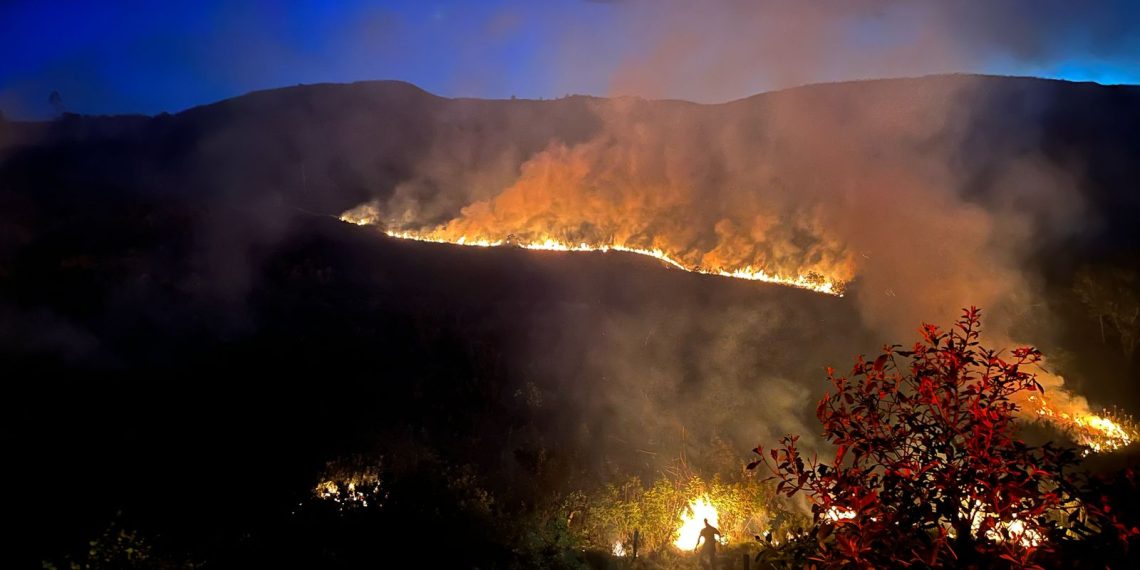 Bombeiros controlam incêndio de 20 mil metros quadrados na Zona Sul