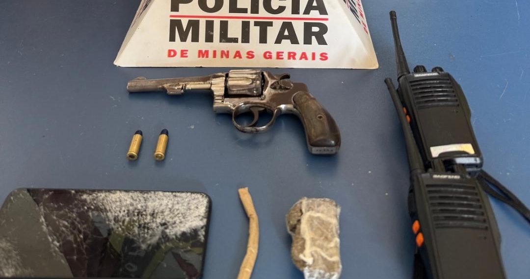 Polícia Militar de Poços de Caldas apreende menores com arma e drogas