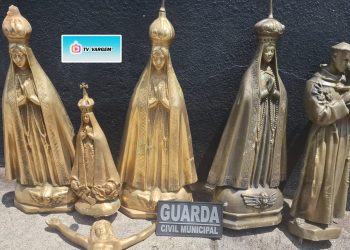 GCM detém suspeitos de furtar imagens de santos no cemitério de Vargem Grande do Sul