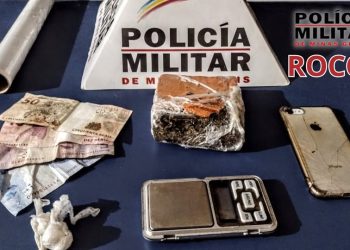 Delivery: PM de Poços de Caldas prende traficante que vendia drogas por aplicativo