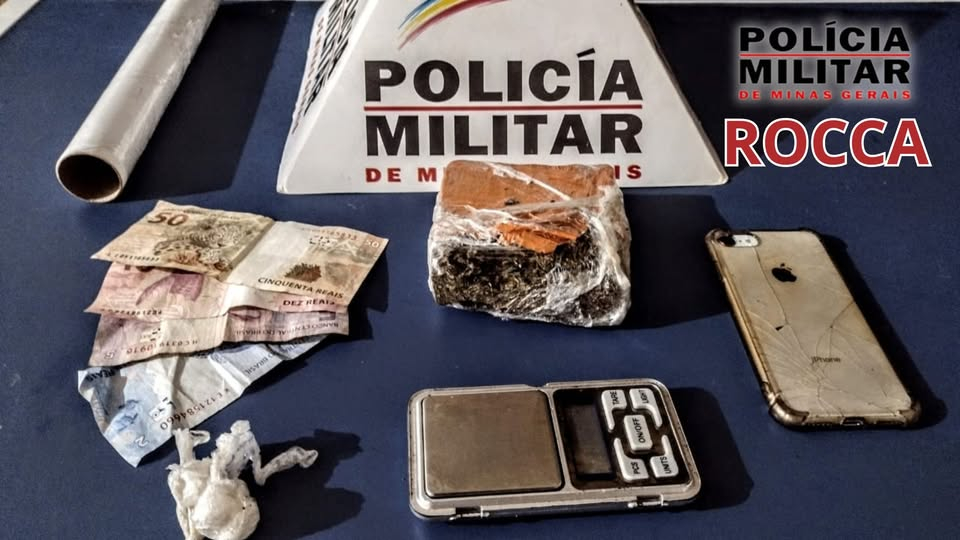 Delivery: PM de Poços de Caldas prende traficante que vendia drogas por aplicativo