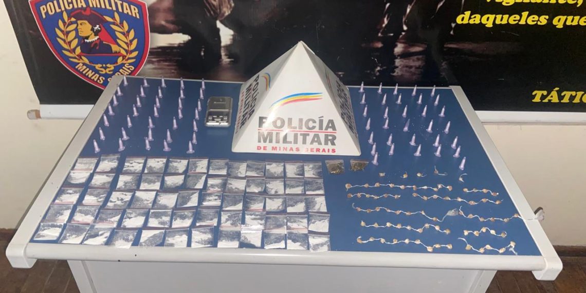 Menor de 13 anos é apreendido com grande quantidade de drogas em Poços de Caldas