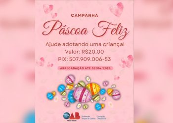 OAB Poços de Caldas lança Campanha ‘Páscoa Feliz’ para levar alegria a crianças carentes