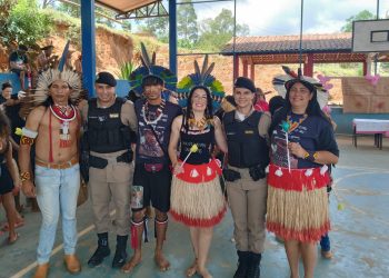Polícia Militar promove palestra de Prevenção à Violência Doméstica em aldeia indígena no Sul de Minas