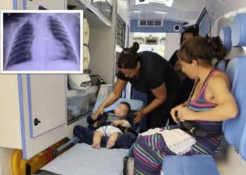 Bebê de 9 meses é transferido de Alfenas para BH para retirar brinquedo que se alojou no pulmão