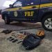 VÍDEO: PRF persegue e prende 3 ladrões de peças de caminhão na BR-381