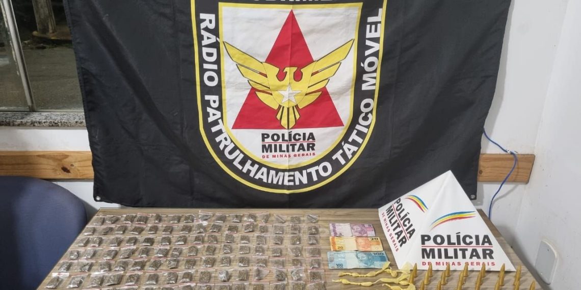 Adolescente é apreendido com grande quantidade de drogas em Alfenas