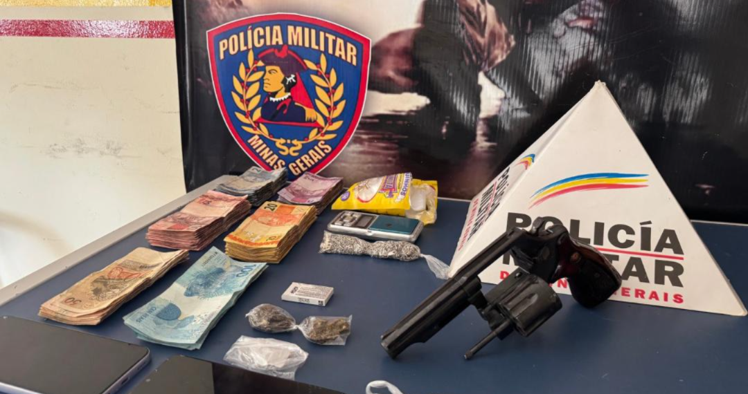 Homem é preso por tráfico de drogas e posse ilegal de armas em Poços de Caldas