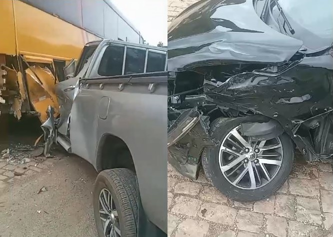 VÍDEO: acidente envolvendo três veículos é registrado na BR-267