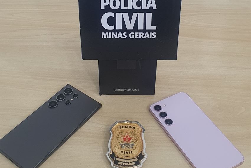 Polícia Civil de Poços de Caldas recupera celulares furtados avaliados em R$ 10 mil