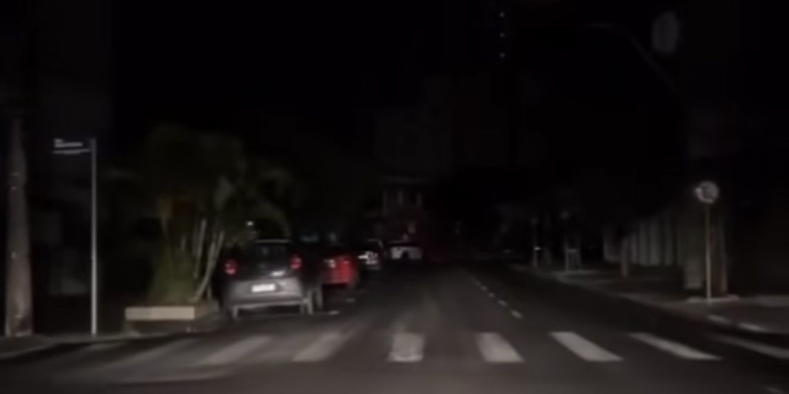 Apagão geral atinge Poços de Caldas e causa transtornos à população