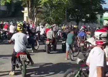 VÍDEO: Motociclistas prestam homenagem durante enterro de Pedro Henrique, vítima de acidente