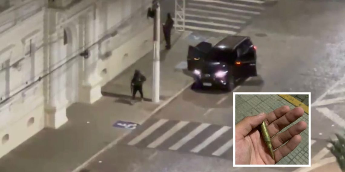 Vídeo: Criminosos fortemente armados atacam agência bancária e quartel da PM em Guaxupé